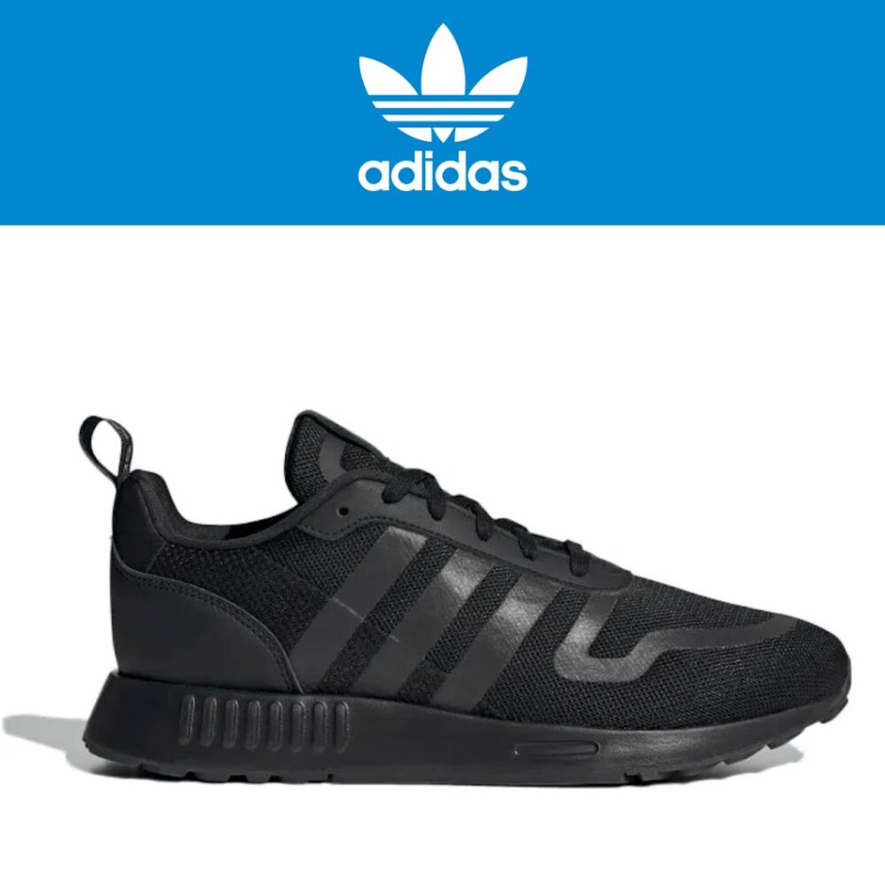 Adidas Originals Multix Black Carbon Sneakers - Size 8